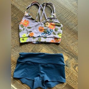 Dance convention top and bottom SET Purple pixie for dance class or convention